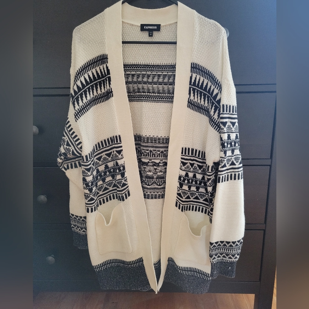 Express Cardigan Fair Isle Size XS
